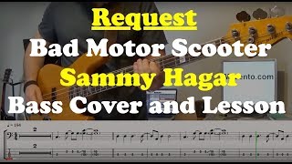 Bad Motor Scooter - Bass Cover and Lesson - Request