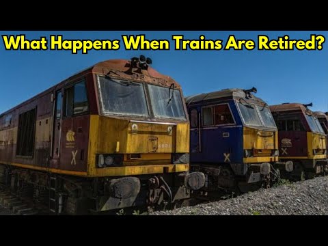 What Happens When Trains Are Retired? A Journey from Shed to Scrap #locomotive #railway #scrapping