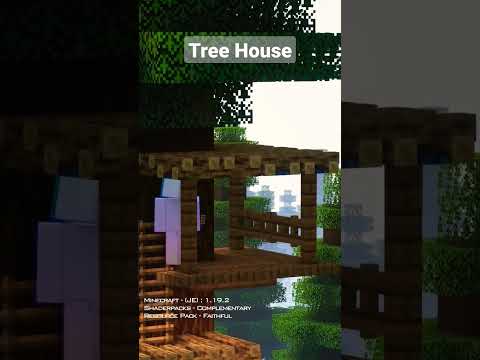 JUNS MAB Architecture Tutorial - MINECRAFT Tree House #minecraft #tutorial #house #starter #tree