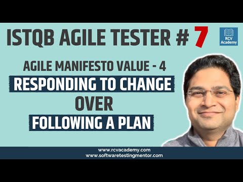 ISTQB Agile Tester 7 Responding to Change over Following a Plan