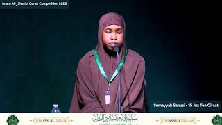 Download lagu Sumayyah Sanusi | 2nd Place Winner | 15 Juz – Ten Qira'at | Imam Shatibi Quran Competition 2026 mp3