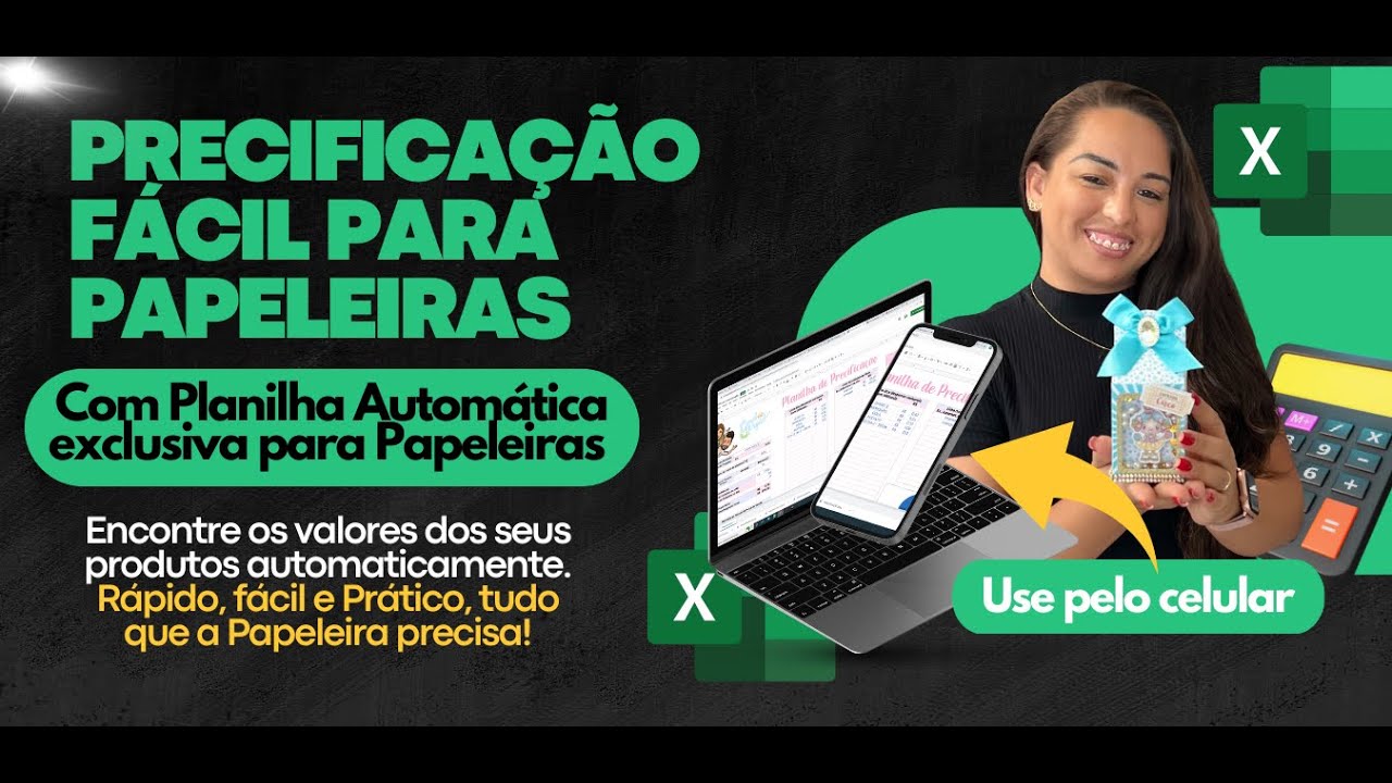 PLANILHA DE PRECIFICAÇÃO FÁCIL PARA PAPELARIA PERSONALIZADA - 2022