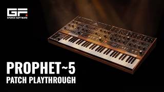 Video thumbnail for GForce Prophet~5 | Patch Playthrough by GForce Software