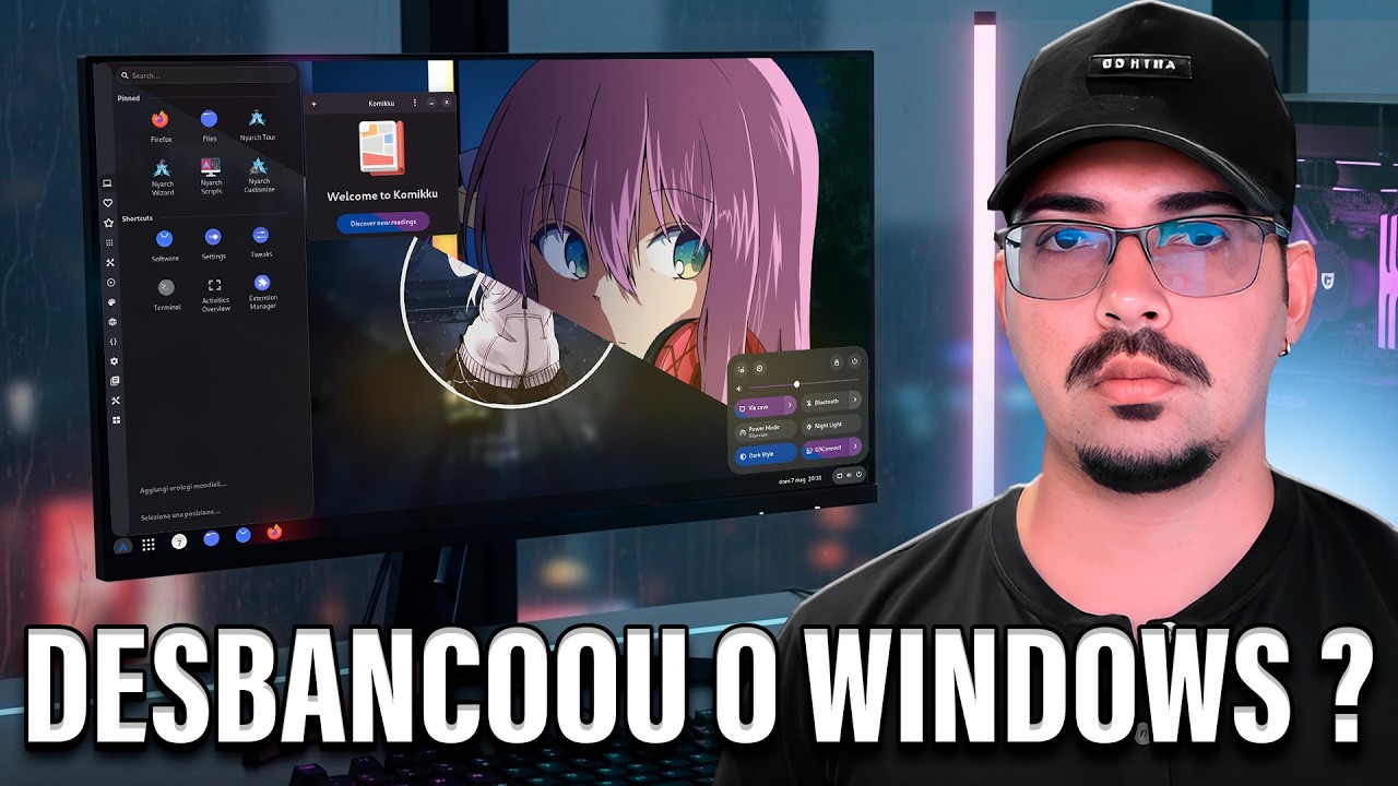 ABSURDO! 🚀 O Sistema Mais LINDO e RÁPIDO que JÁ VI! Usa 14GB de Disco e SÓ 1.5GB de Memória!