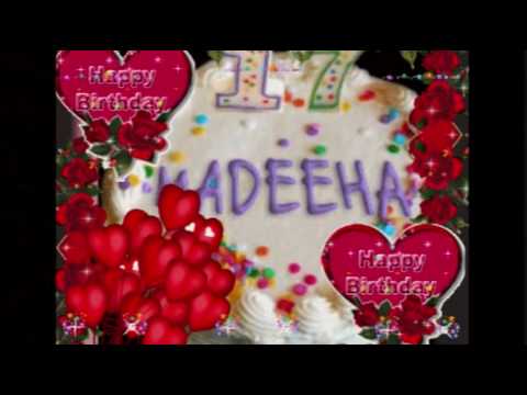 ♡ღ♥ღ♡ღ♥Madeeha Happy Birthday To You From Me :D♡ღ♥ღ♡ღ♥