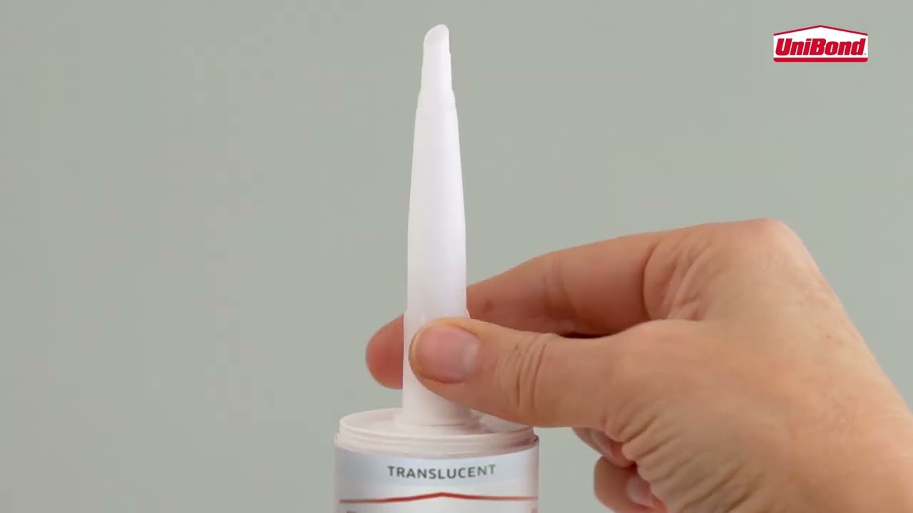 UniBond Anti Mould Kitchen and Bathroom Sealant Translucent Cartridge