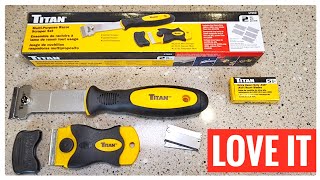 REVIEW Titan Tools 2 Piece Multi Purpose Razor Blade Scraper