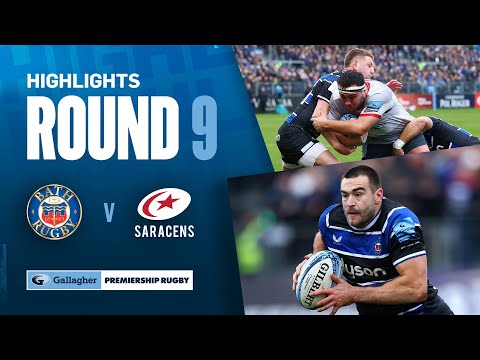 Bath v Saracens - HIGHLIGHTS | Muir Classy Hat-Trick | Gallagher Premiership 2024/25