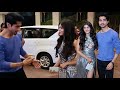 Cute Moments Pranali Rathod With Harshad Chopda At The Indian Telly Awards 2023