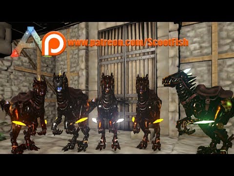 Tek Raptor: Max Level Taming/Breeding (Ark Survival Evolved)