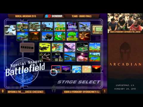 NorCal Arcadian 2015 - Teams - Grand Finals: doYoung2Win & The___Cheese vs Kwan & HydroKirby