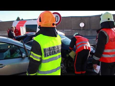 Unfall auf der A1 bei Salzburg-Mitte fordert zwei Verletzte