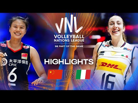 China 🇨🇳 vs. Italy 🇮🇹 - Highlights | Week 2 | Women's VNL 2025