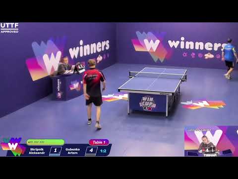WINners CUP table 1  11.12  Skripnik Aleksandr - Gubenko Artem 18:30