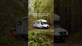 LIVING IN AN RV DURING A THUNDERSTORM🚐⛈️ #PoweredByInterstate #rvlife #rvliving #camping #tinyhome