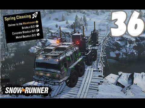 SnowRunner - Part 36 - OPENING THE WAREHOUSE THAT WILL DO IT ALL!!!
