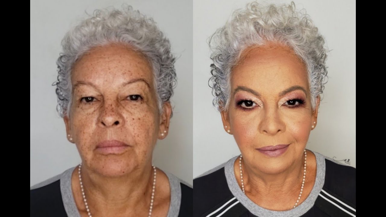 Maquiagem poderosa pele madura - pálpebra caída - passo a passo