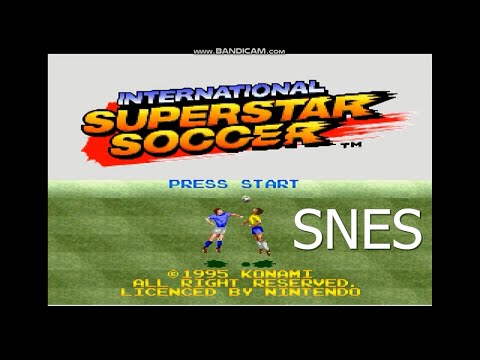 International Superstar Soccer -- Gameplay (SNES)