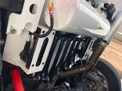 Horn blasters kit installation and electrical explained