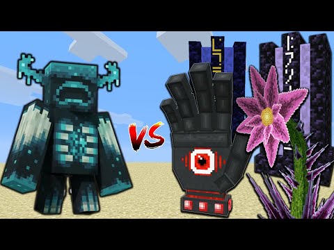 WARDEN vs Bosses of Mass Destruction / Minecraft Mob Battle 1.19.2