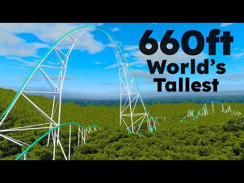 Monarch | World's Tallest & Longest Roller Coaster | 660ft Tall | NoLimits 2 + FVD++ | Coaster 114