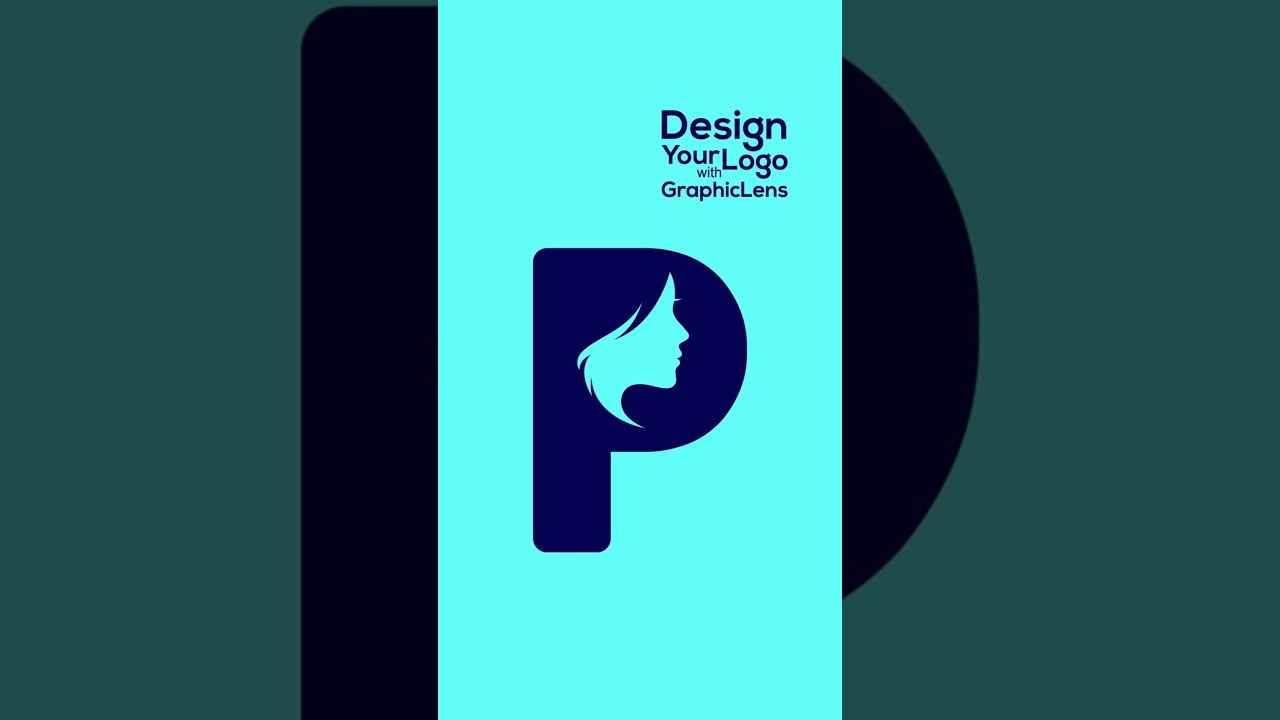 Creative P Logo with Face Vector! 🚀🔥  Must See Design Idea! #shorts #logodesign #graphicdesign