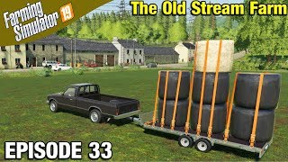 SELLING SOME SILAGE Farming Simulator 19 Timelapse - The Old Stream Farm FS19 Episode 33