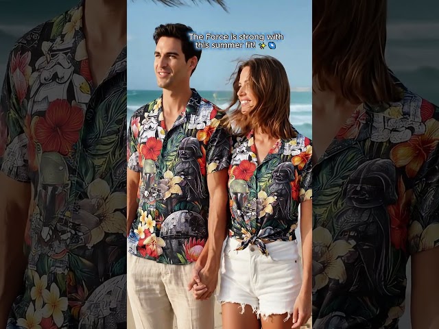 Vídeo relacionado con Star Wars Button Down Shirt Camisa Botones, Negro Boba Fett Floral, L para Hombre