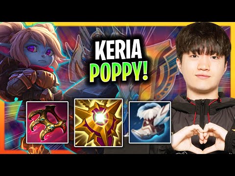 LEARN HOW TO PLAY POPPY SUPPORT LIKE A PRO! | T1 Keria Plays Poppy Support vs Bard!  Season 2025
