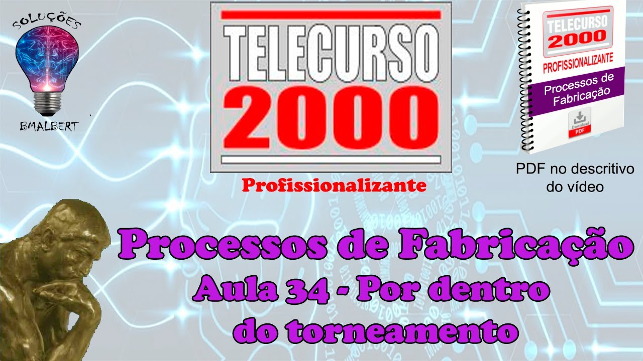 Telecurso 2000 - Processos de Fabricação - 34 Por dentro do torneamento