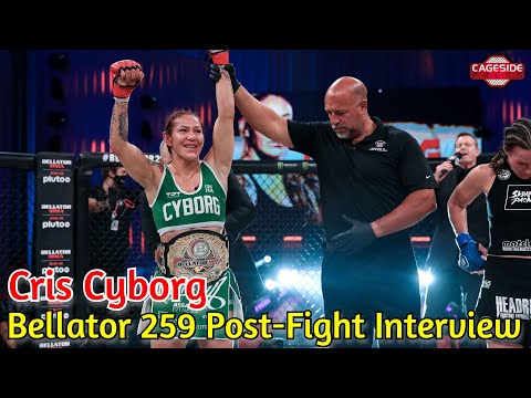 Cris Cyborg on Stopping Tough Leslie Smith, Wanting Cat Zingano Next | Bellator 259