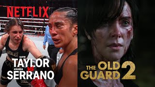 Netflix Iconic RivalriesTaylor vs Serrano 3 and The Old Guard 2
