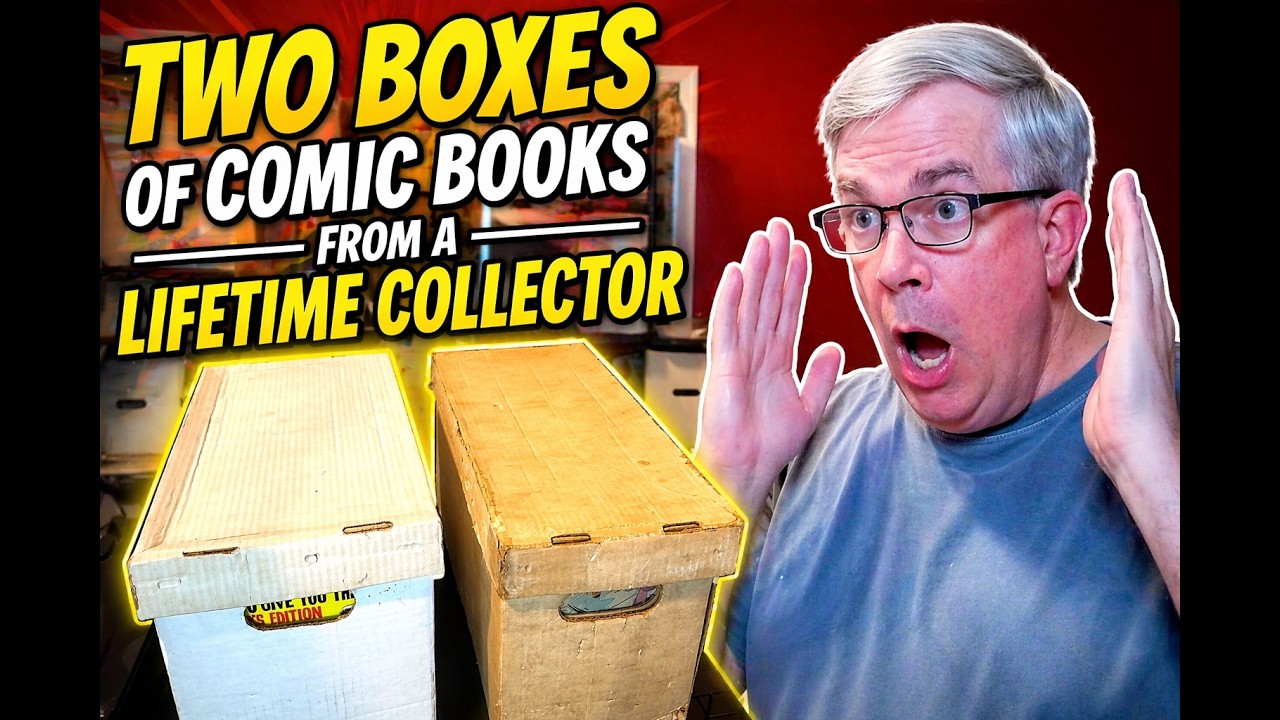 Two Boxes of Comic Books from a Lifelong Collector