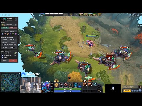 Topson tests Weaver shard with lvl 20 & 25 talents (a lot of damage)