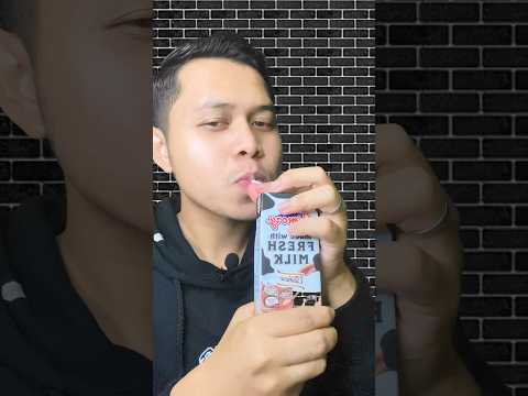 ASMR Drinking Cimory Fresh Milk Cashew Chocolate Flavor #asmr #sleep