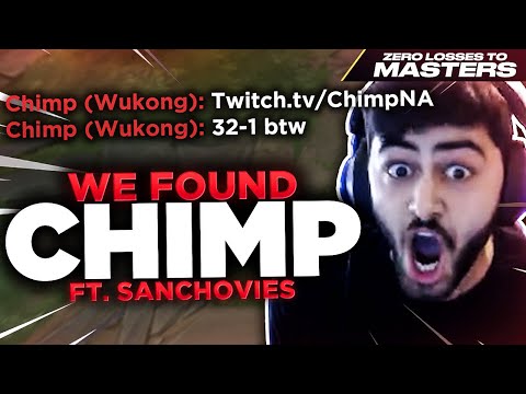 Yassuo | WE FOUND CHIMP! (ZERO LOSSES TO MASTERS CHALLENGE) Ft. Sanchovies [Episode 4]