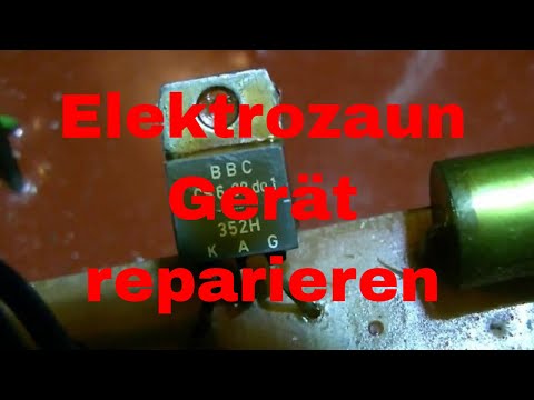 230 Volt Elektrozaungerät compact electronic reparieren - eflose #857