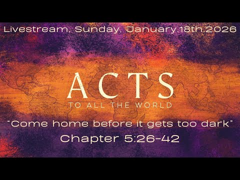 2026-01-18  LIVE! - Sunday Worship Service