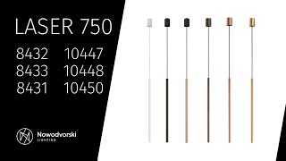 Підвісний світильник Nowodvorski 8433 Laser 750 Black