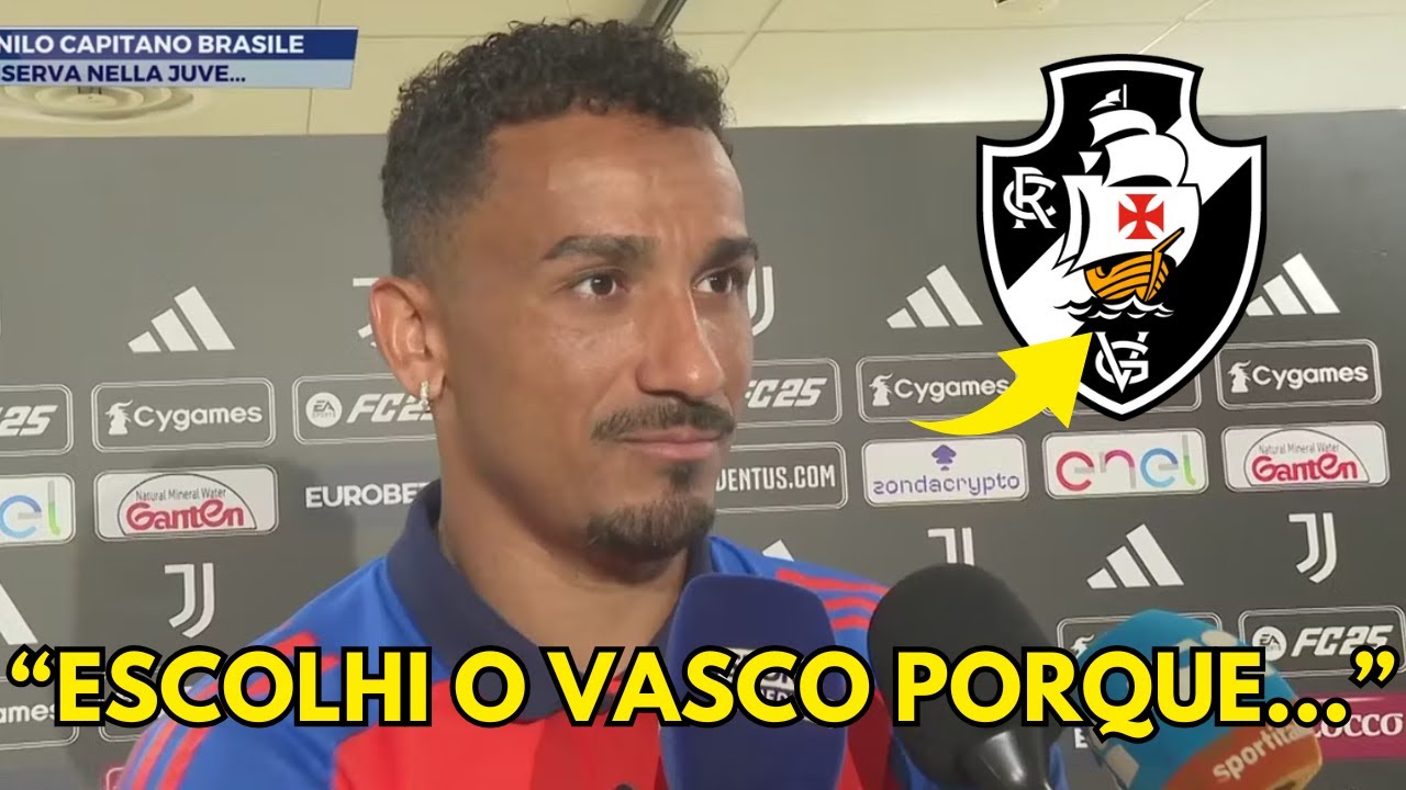CHAPÉU NO FLÁ! OLHA OQUE O DANILO FALOU APÓS ACERTO COM O VASCO DA GAMA! NOTICIAS DO VASCO DA GAMA