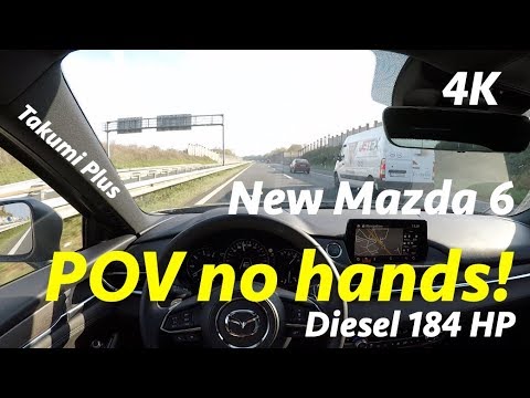 Mazda 6 sedan 2019 POV test drive in 4K - Croatia