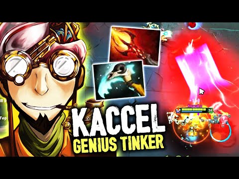 Kaccel Fast And The GENIUS Tinker - Crazy Dancing Moves Of Tinker GOD Dota 2