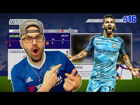MASSIVE TRADE OFFER ON AGUERO! - FIFA 18 CHELSEA CAREER MODE #16