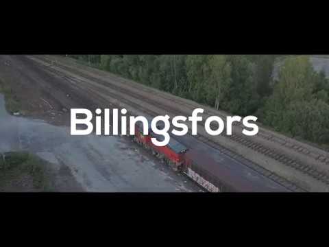 Billingsfors järnvägsstation 4-8-2018 (drone)