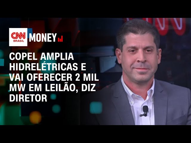 Copel amplia hidrelétricas e vai oferecer 2 mil MW em leilão, diz diretor | Money News