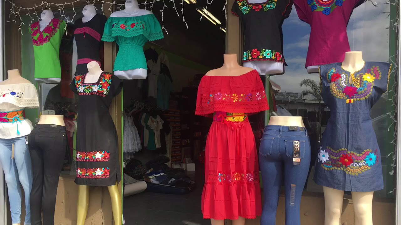 Hermosos vestidos bordados a mano