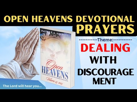 DON'T ALLOW DISCOURAGEMENT | Pray the Open Heavens Devotional | Sunday 10-08-2025