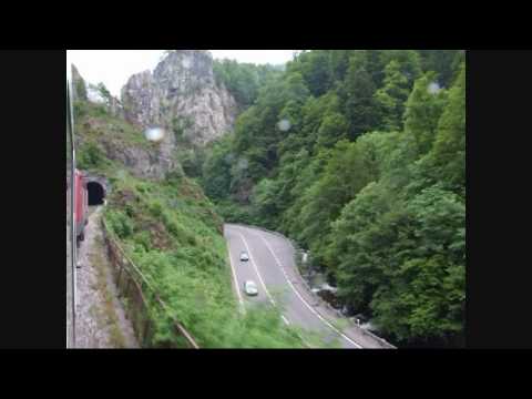 Fahrt mit der Höllentalbahn im Schwarzwald