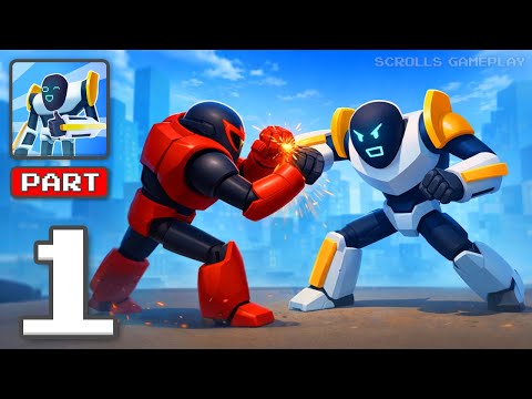 Mechangelion: Robot Fighting - Gameplay Walkthrough Part 1 - Robots Clash Dominate (iOS, Android)
