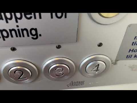 NEVER FILMED BEFORE! 1989 ACCESS/NTD screw driven elevator @ Rådhusgata 10, Årnes, Norway.